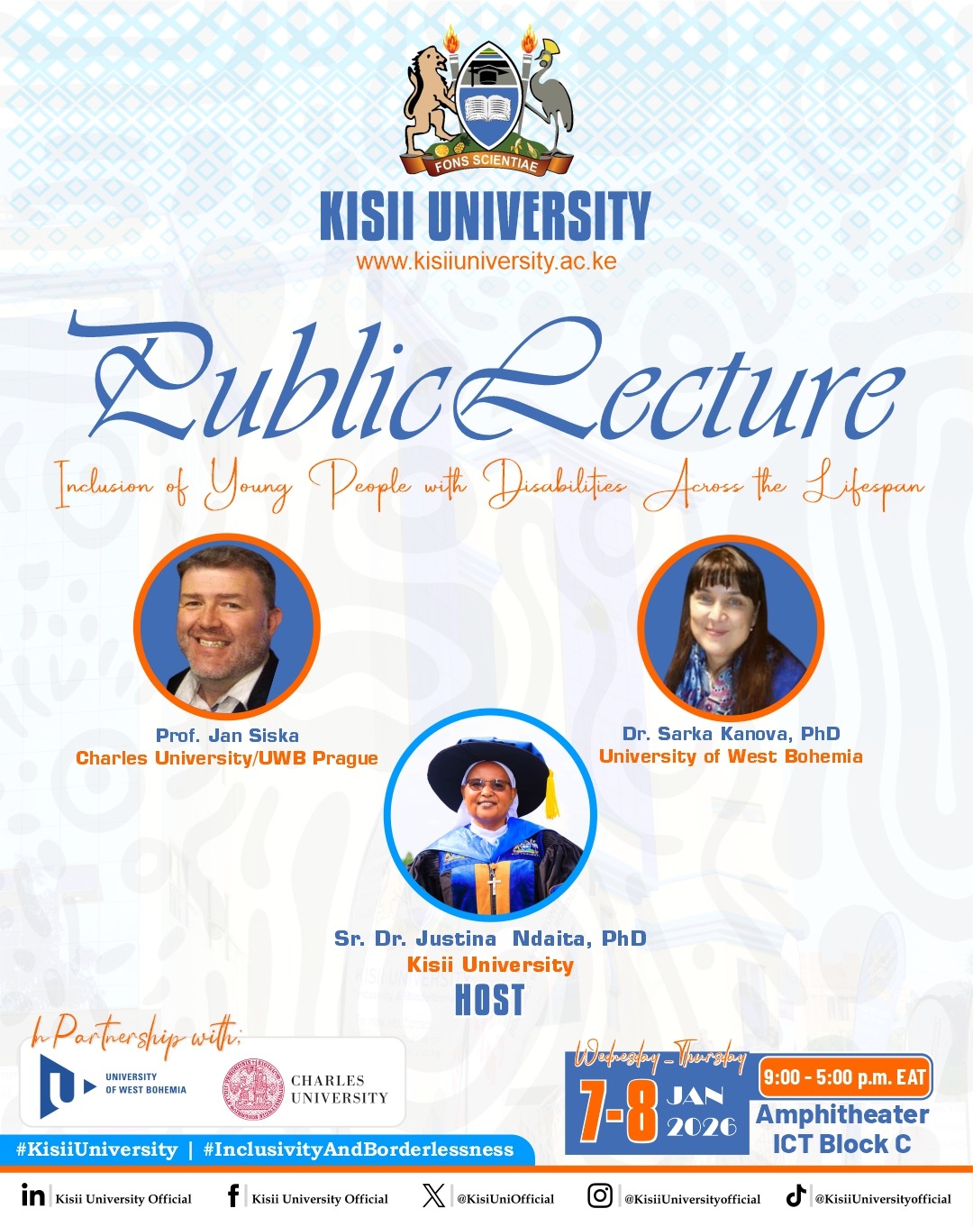 Public Lecture: Inclusion of Young People With Disabilities Across the Lifespan